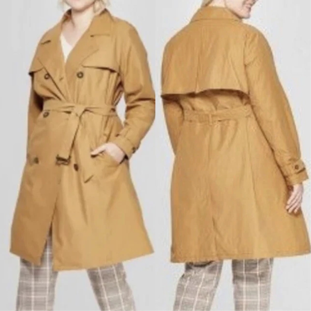 Ava & Viv Camel Trench Coat